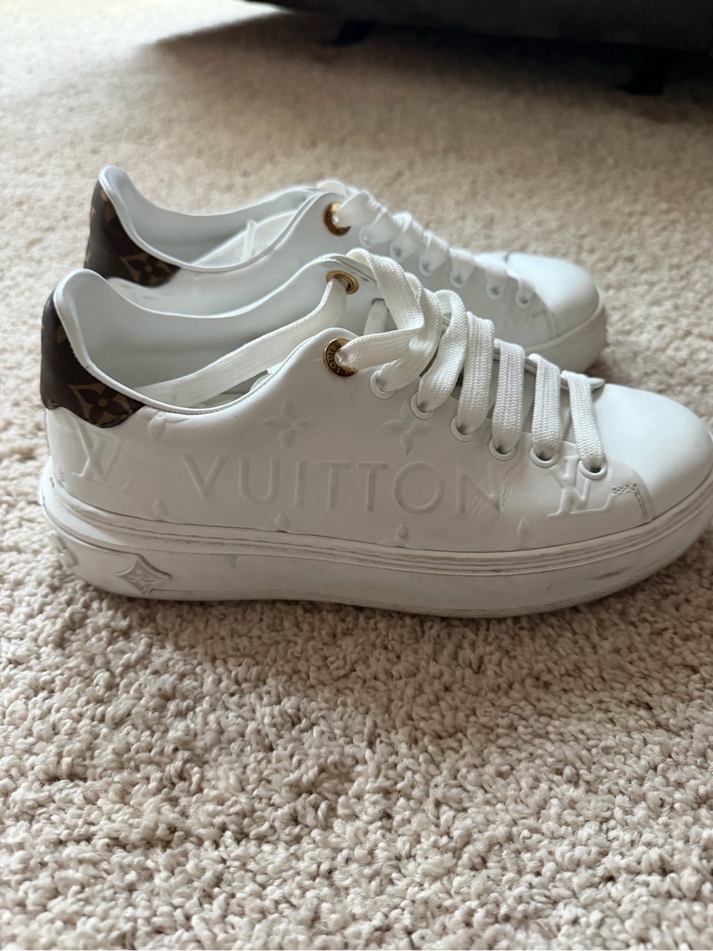 Louis Vuitton Time Out Sneaker in White